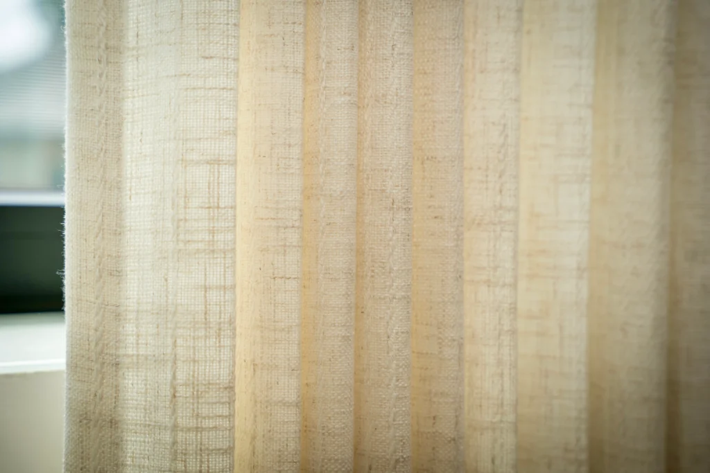 linen material detail close up client home photo